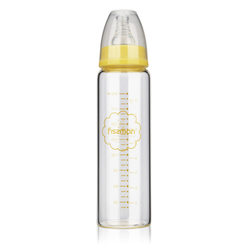Fissman Feeding Bottle 240ml (Borosilicate Glass)