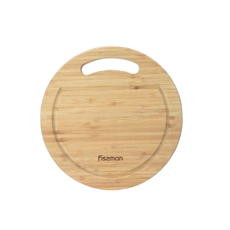 Fissman Cutting Board Round 25x25x1.9cm (Bamboo)