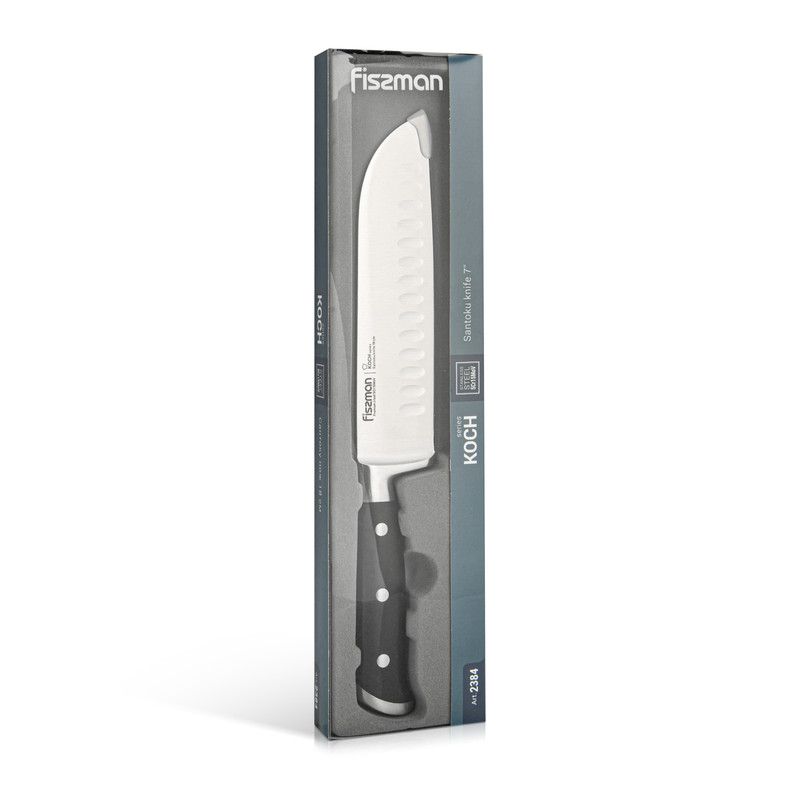 Fissman 7" Santoku Knife Koch (5cr15mov Steel)