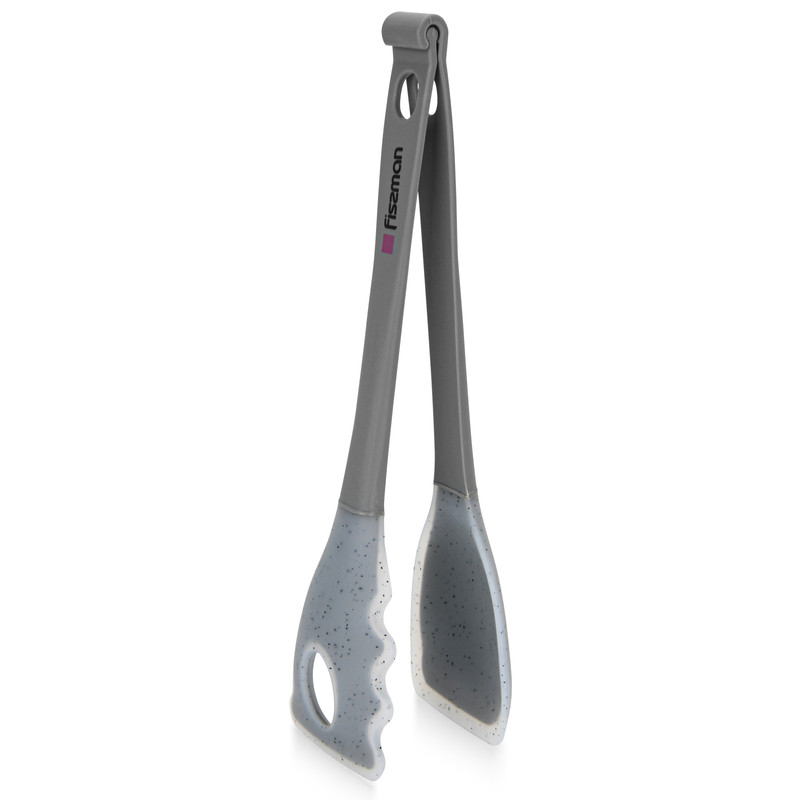 Fissman Multi-Purpose Tongs Mauris Grey 28cm (Nylon + Silicone)