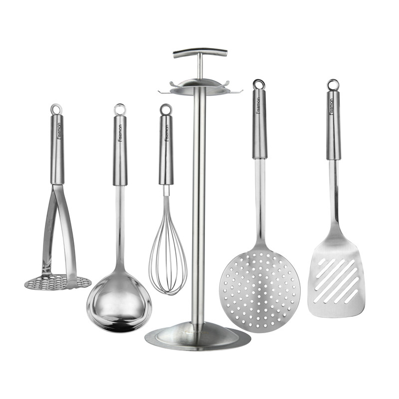 Fissman Kitchen Tool Set Zonda 6 Pcs. (Stainless Steel)
