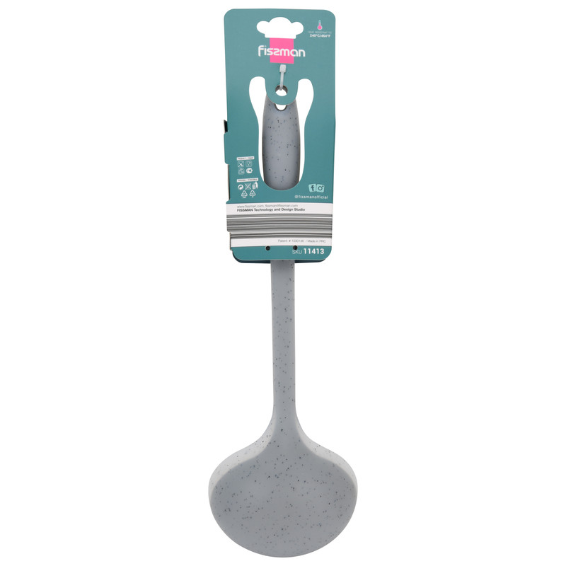 Fissman Ladle Mauris Grey 32cm/130ml (Nylon + Silicone)