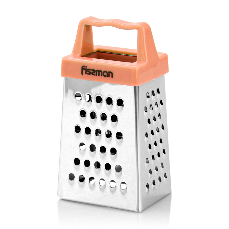 Fissman 3-Sided MINI Grater 3inch, Multifunctional Handheld Cheese Peel Ref Magn