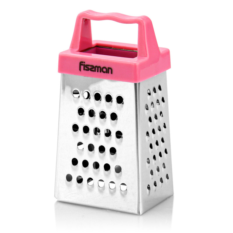 Fissman3-Sided MINI Grater 3inch, Multifunctional Handheld Cheese Peel Ref Magne