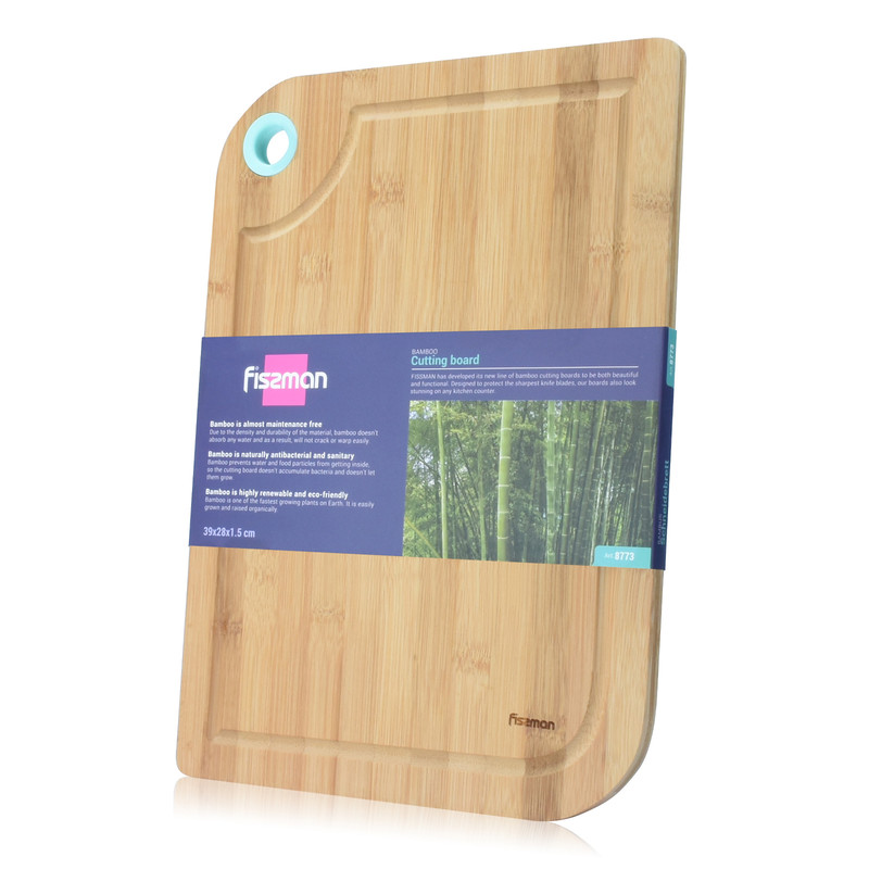 Fissman Cutting Board 39x28x1.5cm (Bamboo)