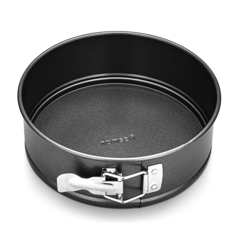 Fissman Springform Pan 20x6.8cm Dark-Grey (Carbon Steel With Non-Stick Coating)