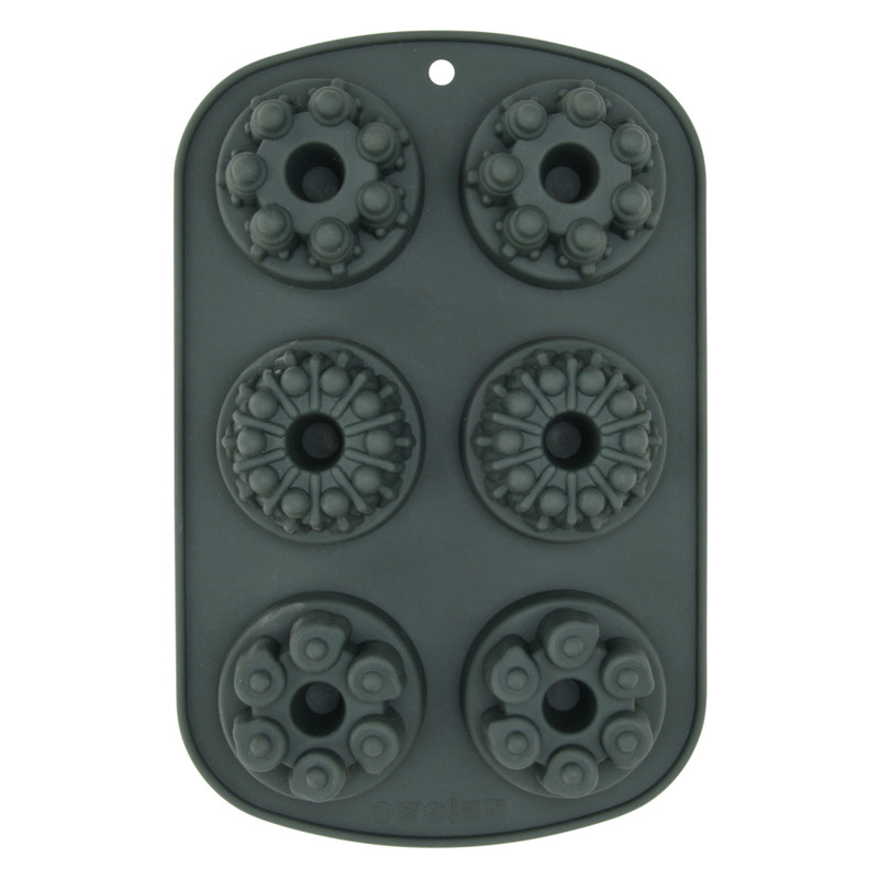 Fissman 6 Cups Cake Mold 25.5x17x3.5cm (Silicone)