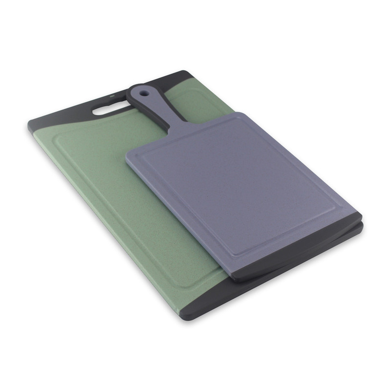 Fissman 2 Pcs Index Chopping Board Set 25x36cm 18x35.5cm (Plastic+Tpr)