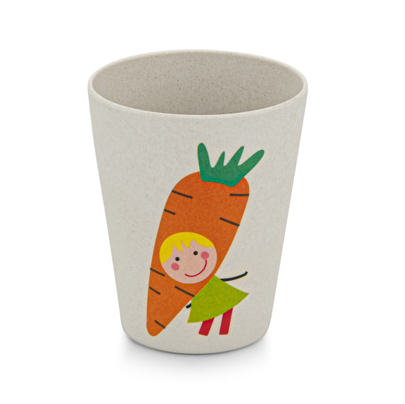 Fissman Tumbler Carrot 300ml (Bamboo Fibre)