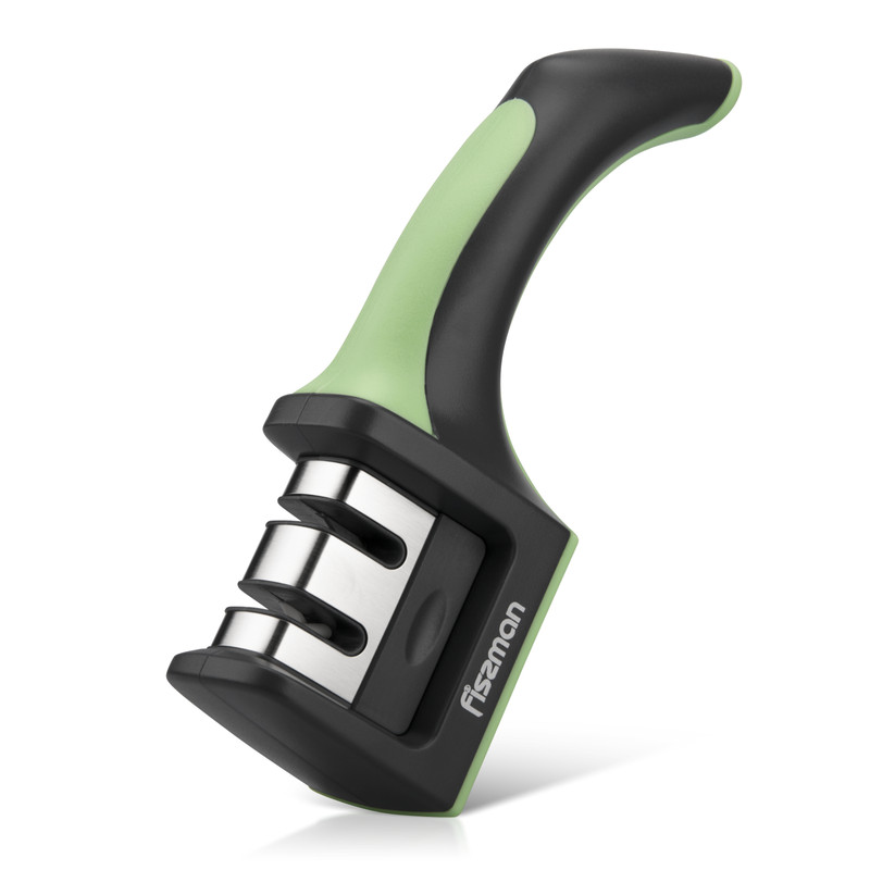 Fissman Sharpener 19x5x6cm Green Tea For Two-Step Sharpening (Tungsten Carbide A