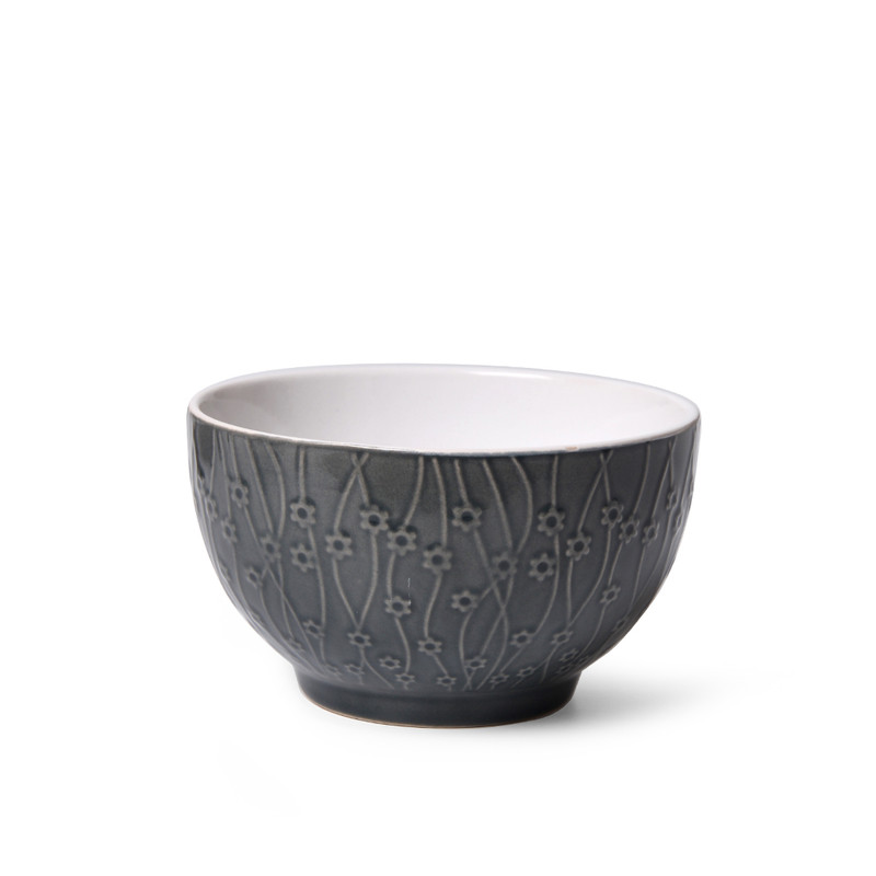 Fissman Bowl 14cm/640ml Grey (Ceramic)