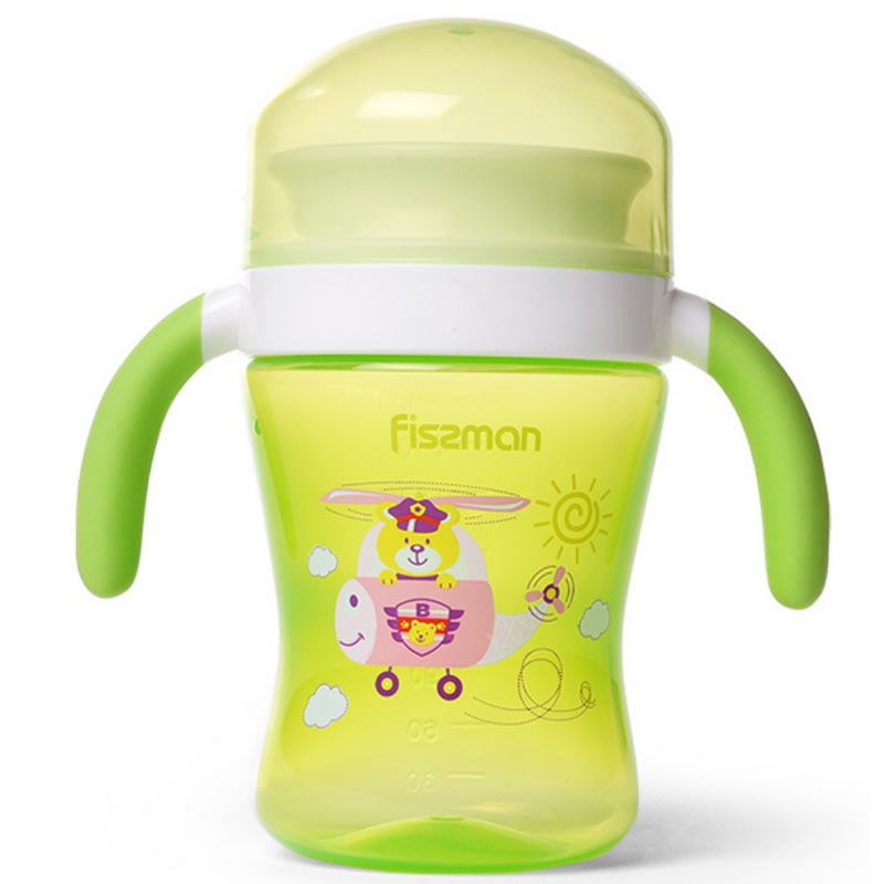 Fissman Training Cup 240ml Green (Plastic)