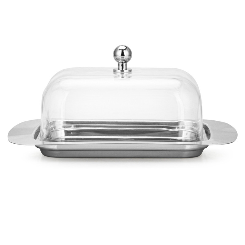 Fissman Butter Dish With Lid 18x12x7cm (Stainless Steel)