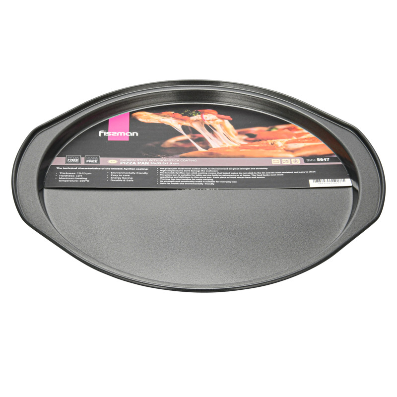 Fissman Pizza Pan 36x33.5x1.5cm 0.8mm