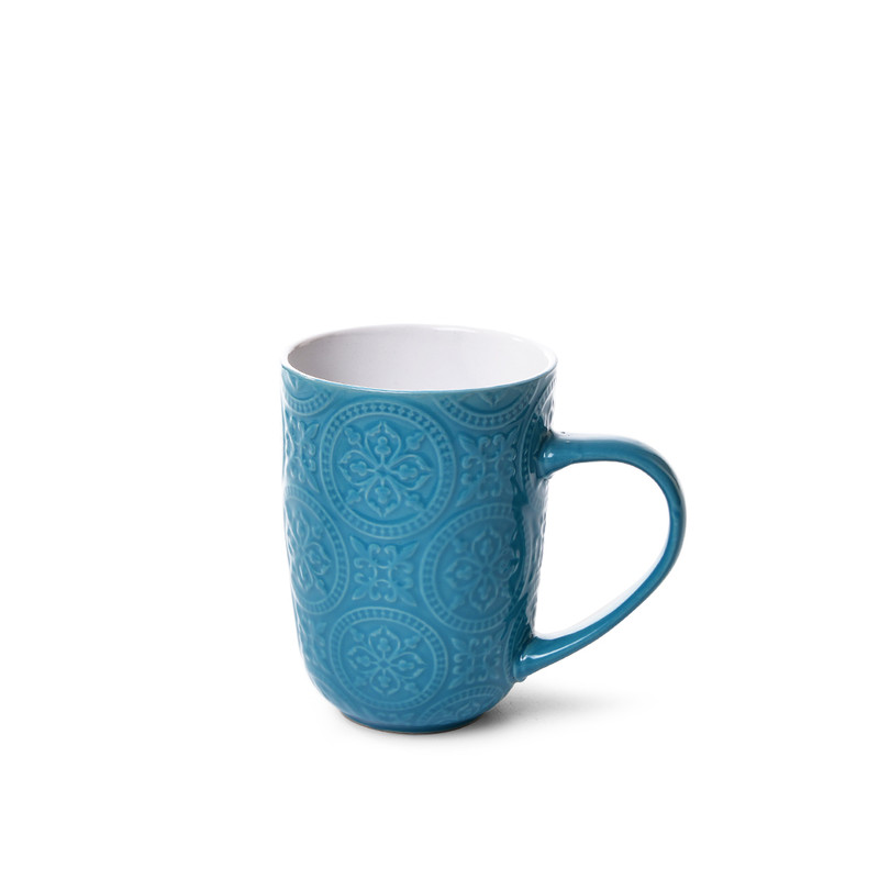 Fissman Mug 370ml Blue (Ceramic)
