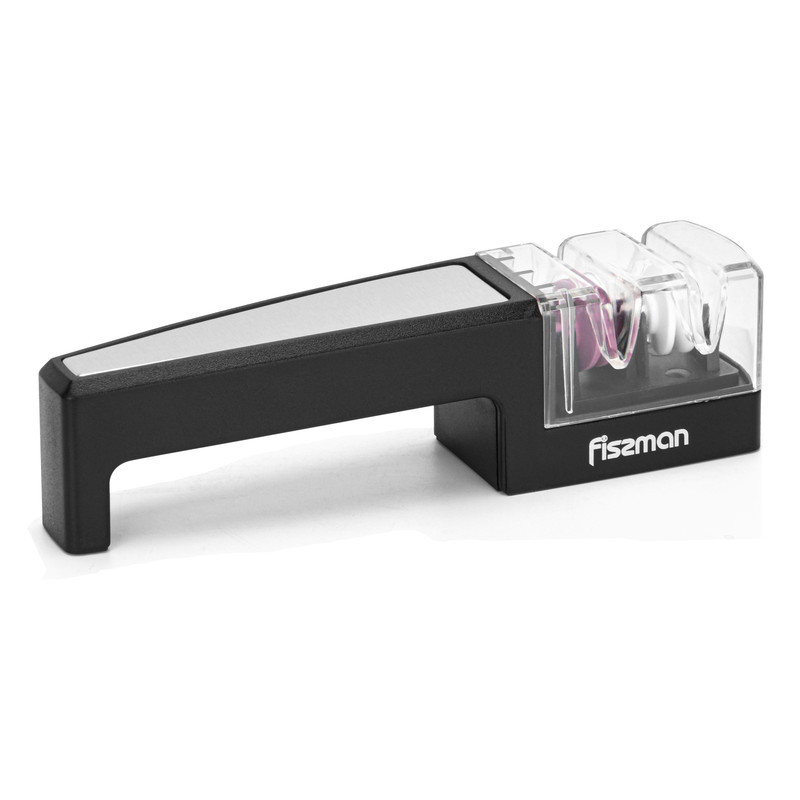 Fissman Sharpener 17x4x5cm Two Step Sharpening (Tungsten Carbide And Ceramic Rod