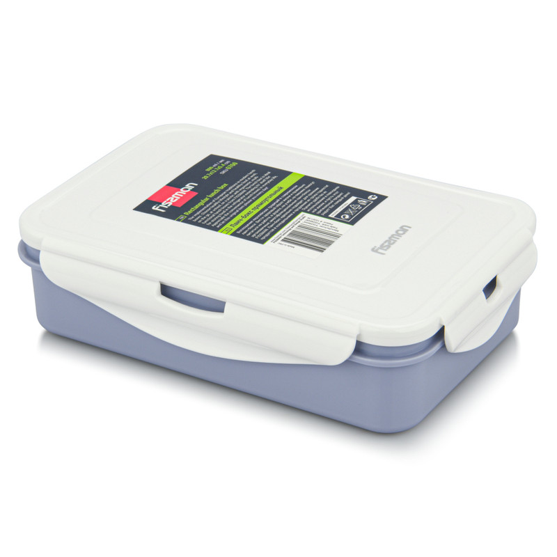 Fissman Rectangular Lunch Box 20.7x13.5x5cm/800ml Blue (Plastic)