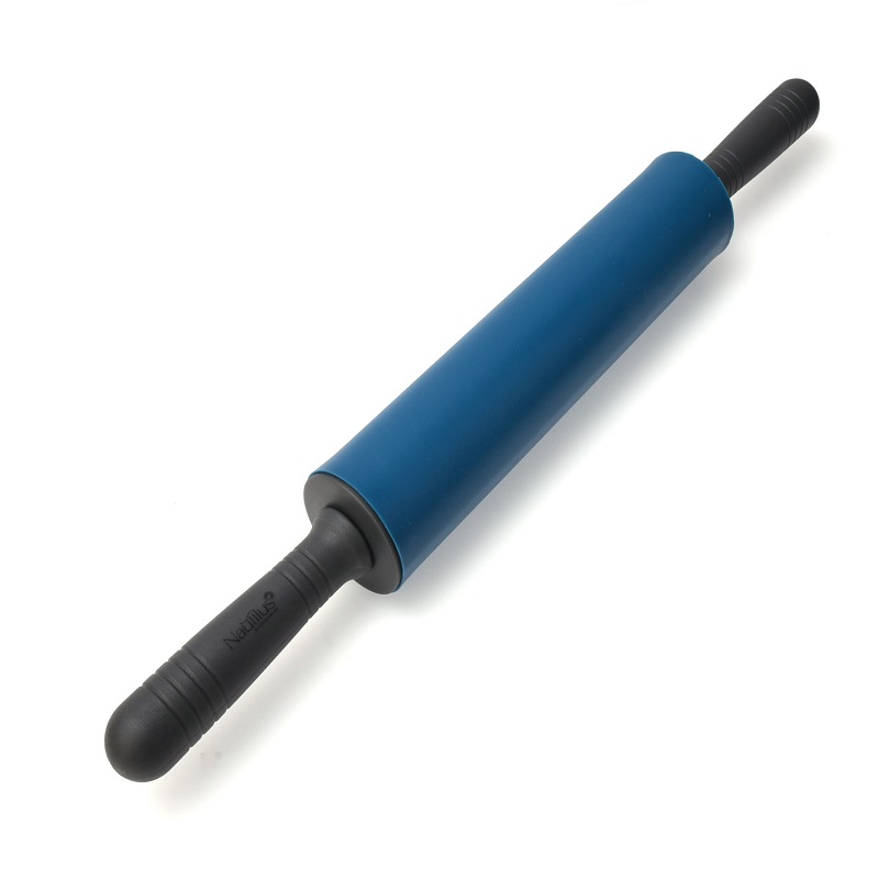 Silicone Rolling Pin Blue/Grey Color 48X5.2X5.2 Cm
