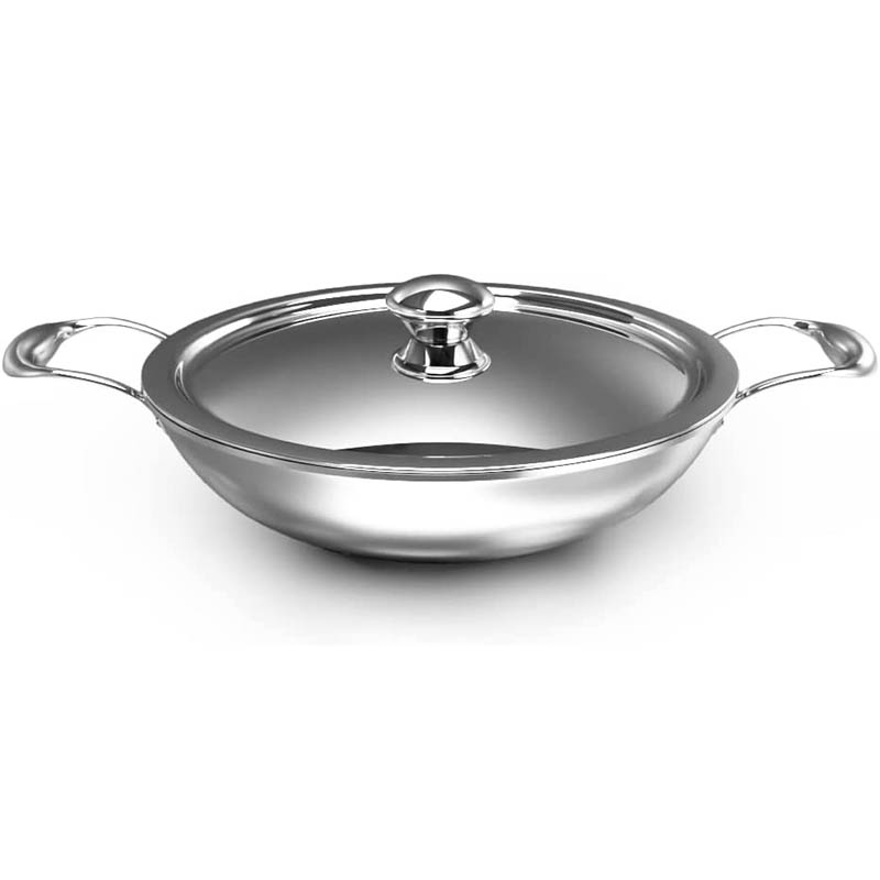 DELICI DTKP20 SS TRIPLY KADAI PAN