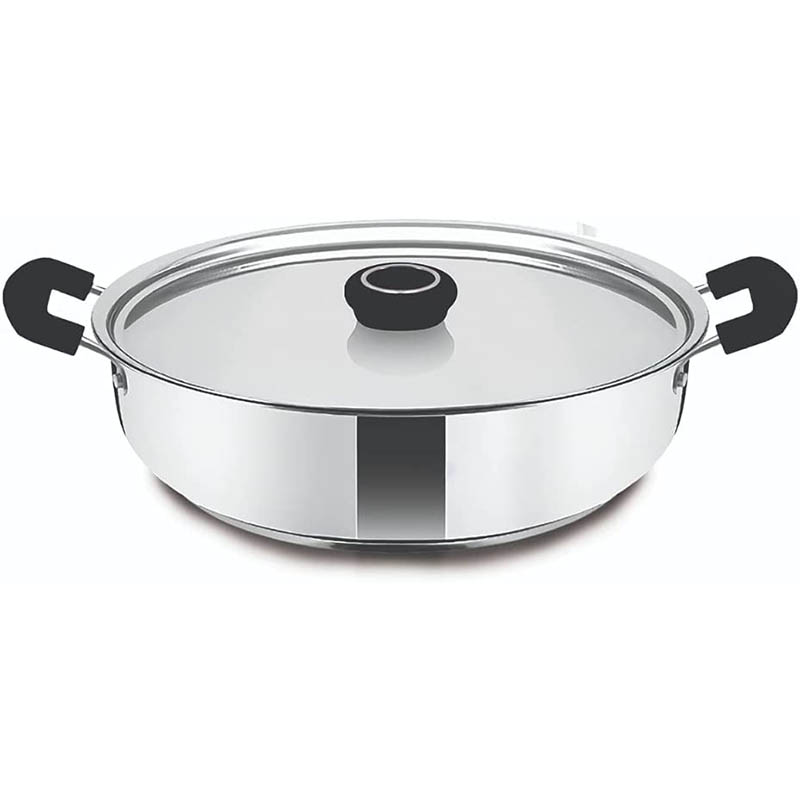 DELICI DKP 22B SS KADAI PAN 22CM