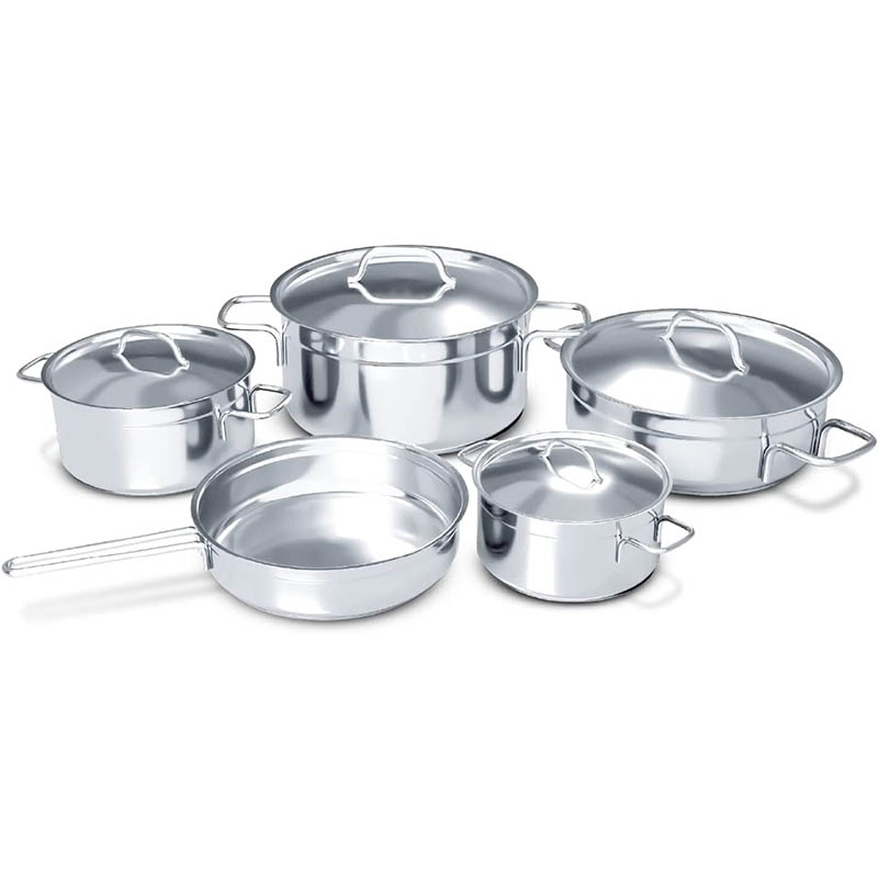 Impex KSC 9 pcs Stainless Steel Cookware Set