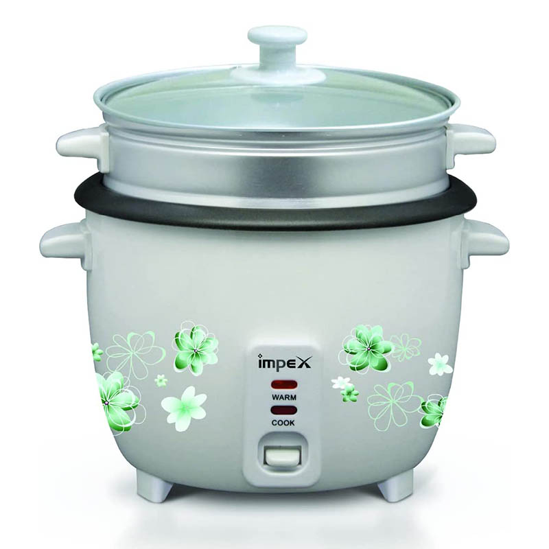 Impex RC 2804 2.8 L Drum Rice Cooker With Steamer