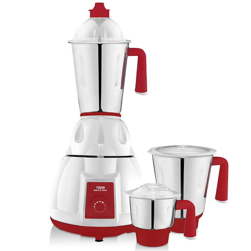 Impex BL 320C 750 Watts 3 in 1 Mixer Grinder, Assorted Color