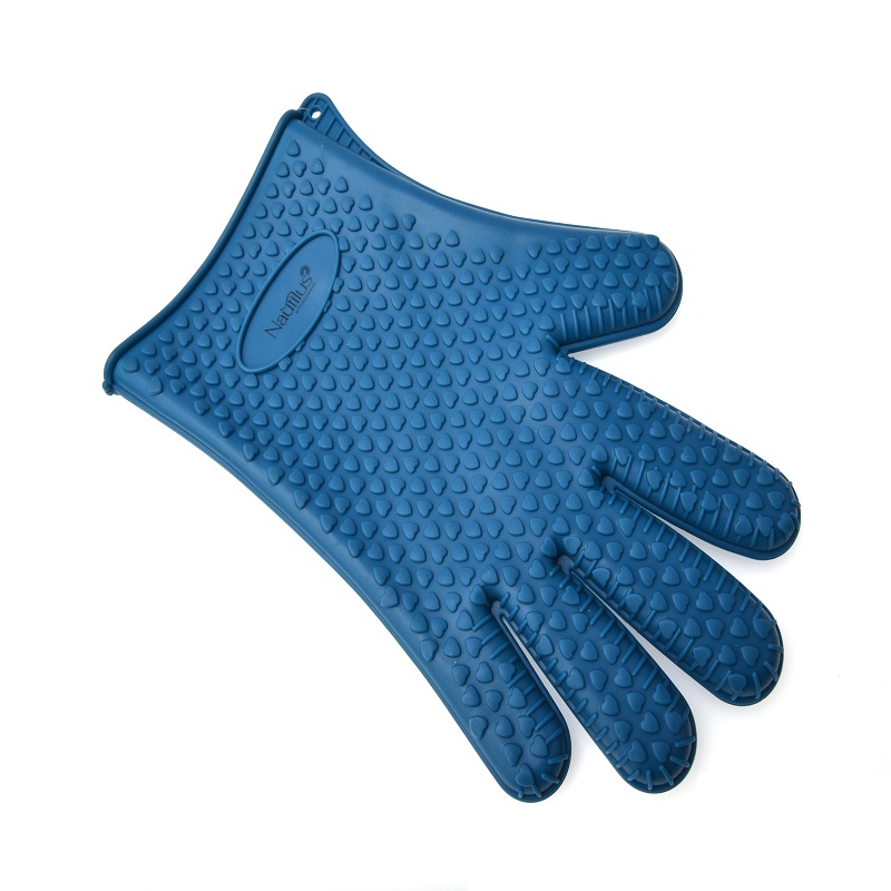 Silicone Glove Blue Color 26.8X17.5X1.8 Cm