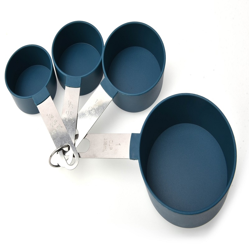 4pcs Measuring Cup Set Blue Color 16.6X9X5.5 Cm