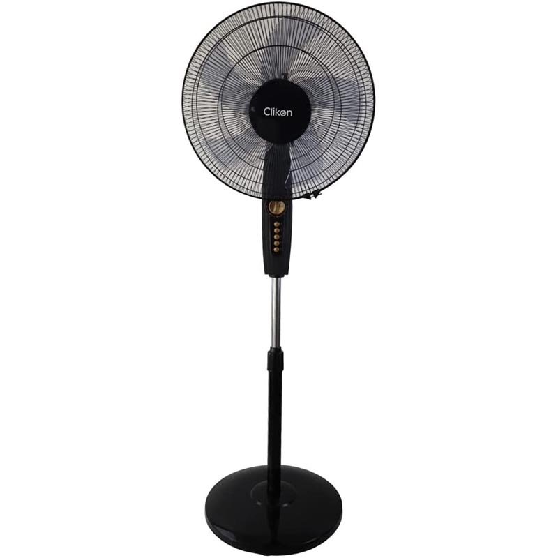 Clikon - 16 inch Electrical Stand Fan with Safety Grill, Swing Function