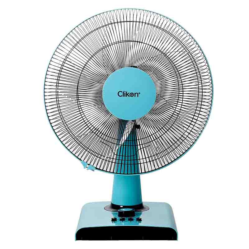 Clikon Haize 16 Inch Table Fan with Strong Safety Grill, Swing Function