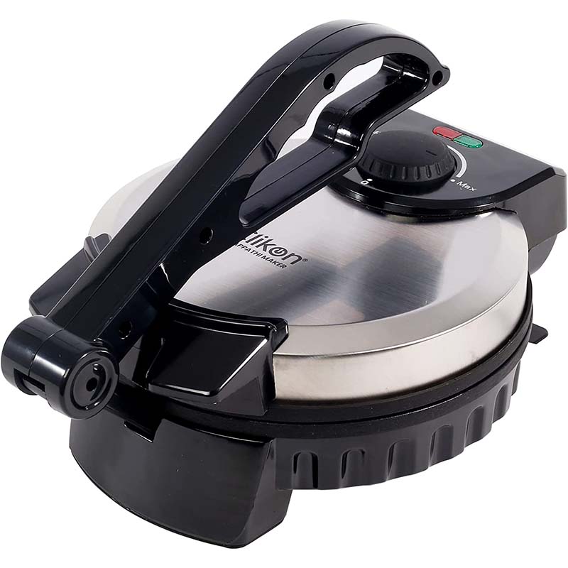 Clikon 10 Inch Non-Stick Flat Bread/Chapatti Maker, Adjustable Temperature Knob