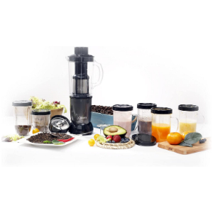 Clikon Nutri-8 Smoothie Maker with 8 Different Attachments, Stainless Steel Blad