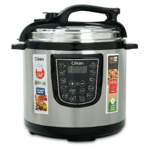 Clikon All in one Intelligent Pressure Cooker with 1300 Watts, 13 built in prese