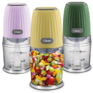 Clikon - 600 ml Electric Food Chopper, BPA-Free Plastic Bowl, Vegetables, Fruits