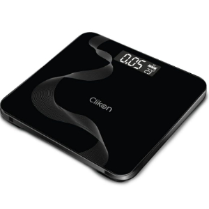 Clikon - Tempered Glass Digital Bathroom Scale, Automatic On/Off Zero Operation