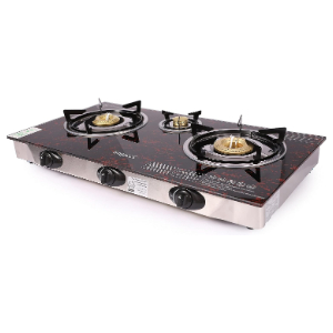 Impex IGS 1213F LP Gas Stove 3Burner Glass