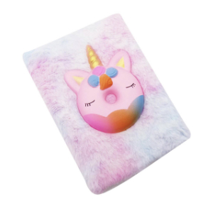 Furry and Squishy Daily Notebook - Donut Unicorn