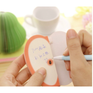 150 Sheets Creative Stationery Fruit Shape Note Paper Memo Pad (Apple)