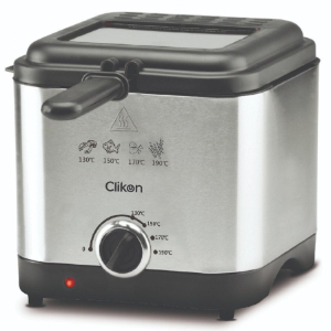 Clikon Air fryer, 1.5L Deep Fryer 1000W, Max Crisp, Air Roast, Bake, Grill