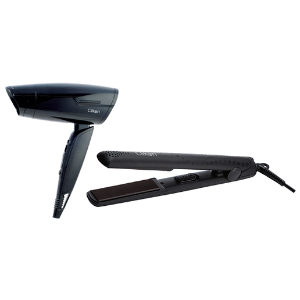 Clikon - Traveller PacK Hair Dryer + Hair Straightener with 2 Speed Setting
