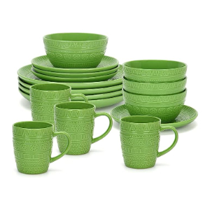 Fissman Set 16 Pcs Motif Green (Ceramic)