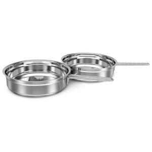 DELICI DFP 2428W STAINLESS STEEL FRYPAN SET 2PCS