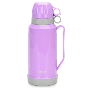 Fissman Vacuum Flask 1800ml Violet (Plastic Case With Glass Liner)