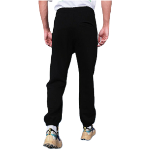 IAM Sweatpants , back patch pocket, Black