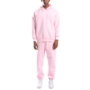 IAM Hoodie full set , hoodie and jogging trousers , relaxed fit, Pale Pink 