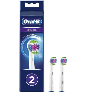Oral-B 3D White Replacement Brush Head 2 Count