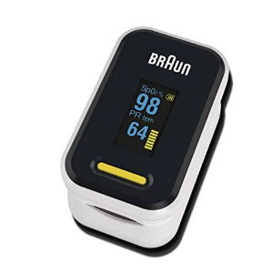 BRAUN PULSE OXIMETER-1 Measures Blood Oxygen and Pulse Rate, Comfortable