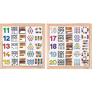 Educo Counting Diagram 10 - 20 Set of 2