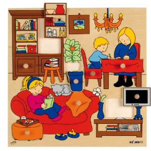 Educo Inlay board at home living room